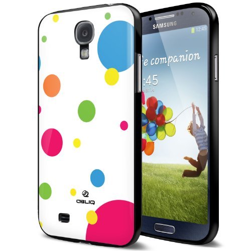 [Polka Dot] Obliq Samsung Galaxy S4 Case - Premium Slim Fit TPU Jelly Case - Retail Packaging - Verizon, AT&T, Sprint, T-Mobile, International, and Unlocked - Flip Cover for Galaxy S 4 SIV S IV i9500 2013 Model