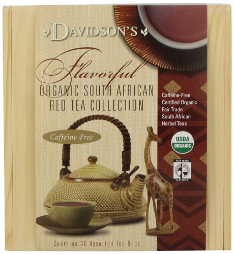 Davidson's Tea Red Mini Tea Chest, 14 Ounce Boxes (Pack of 2)