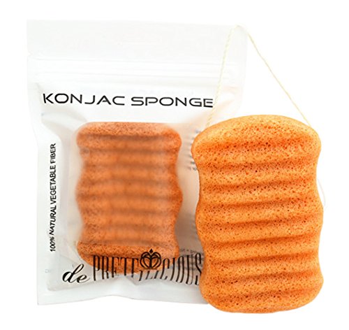 Konjac Sponge - Loess Konjac Cleansing Sponge with BEAUTY e-BOOK. ON SALE NOW! Organic Konjac Body/Facial Cleansing Sponge - 100% Natural Organic Fiber Sponge, 100% Guarantee Satisfaction. 100% Money Back RISK FREE Guarantee!