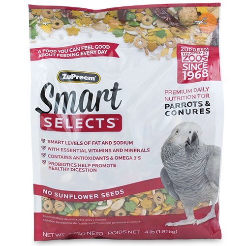 Zupreem Smart Selects? Daily Bird Food For Parrots & Conures