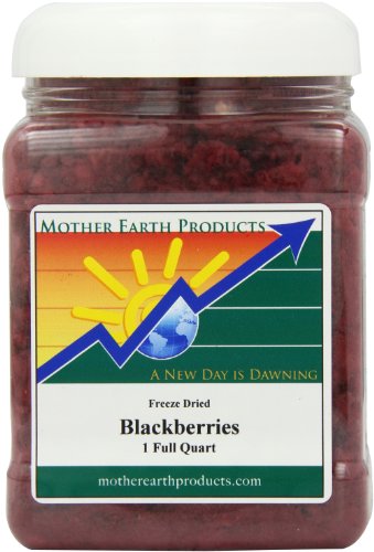 Mother Earth Products Freeze Dried Blackberries, 1 Full Quart
