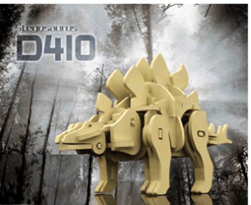 Robotime 3D Wooden Robotic Puzzle R/C Stegosaurus, Large