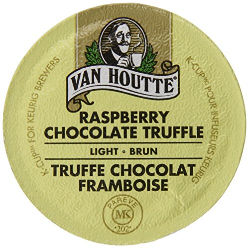 Van Houtte Chocolate Raspberry Truffle Coffee, Light Roast, K-Cup Portion Pack for Keurig K-Cup Brewers 24-Count  (Pack of 2)