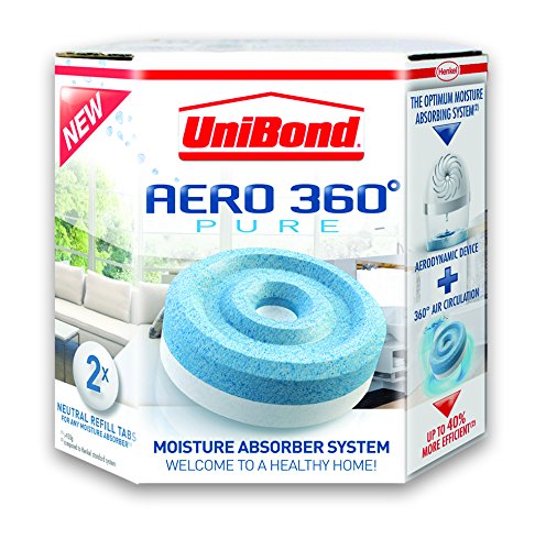 Henkel 1807921 UniBond Aero 360 Moisture Absorber Refills, Pack of 2