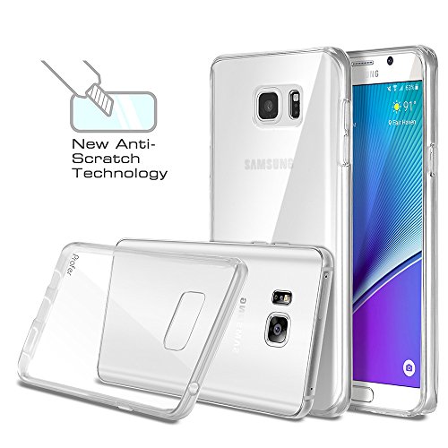 NOTE 5 Case, Profer [Anti-Scratches] and [Drop Protection] Soft TPU Gel [Ultra Slim] Flexible Premium?Soft Bumper Rubber Protective Case Cover for Samsung Galaxy NOTE 5
