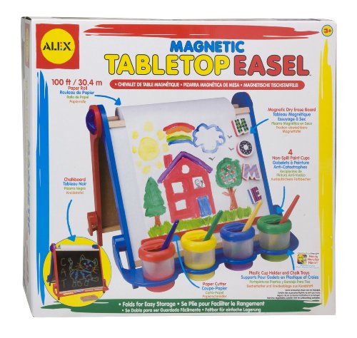 ALEX Toys - Young Artist Studio Magnetic Tabletop Easel -Wood 25E