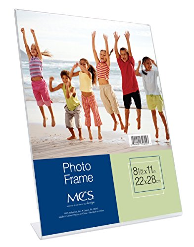 MCS Bent Acrylic Picture Frame 8-1/2 by 11-Inch, Vertical