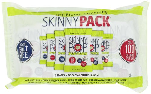 Skinny Pop Popcorn, 6 .65oz bags