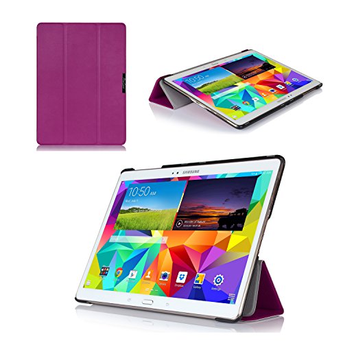 ProCase Samsung Galaxy Tab S 10.5 Case (SM-T800), Ultra Slim and light, Hard Shell, with Stand, SlimSnug Cover Exclusive for 2014 Galaxy Tab S 10.5 inch Tablet (Purple)