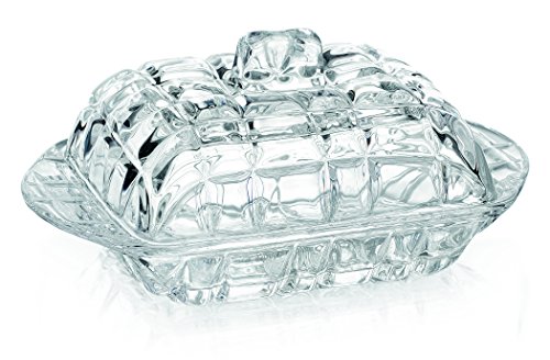 Value Saving Glass Covered Butter Dish