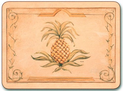 Jason Majestic Pineapple Placemats - Set of 4 (Large) J2 489