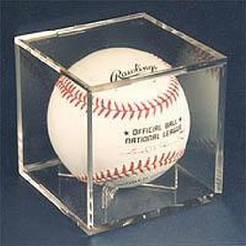 UV Protected Square Ball Holder Display Case Baseball