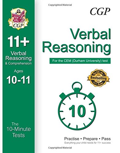 10-Minute Tests for 11+ Verbal Reasoning (Ages 10-11) - CEM Test