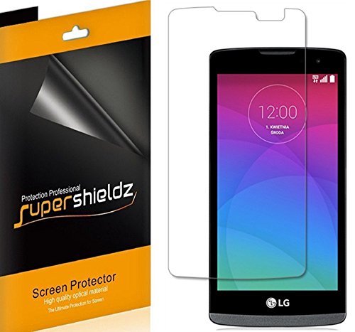 [6-Pack] SUPERSHIELDZ- Anti-Bubble High Definition Clear Screen Protector For LG Power / LG Sunset + Lifetime Replacements Warranty - Retail Packaging