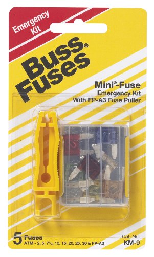 Bussmann KM-9 Mini Blade Fuse Assortment with fuse puller