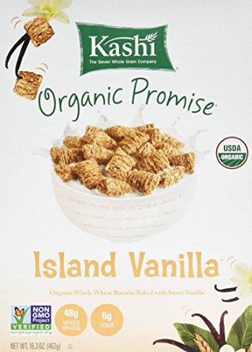 Kashi Organic Cereal, Island Vanilla, 16.3-Ounce Boxes (Pack of 4)