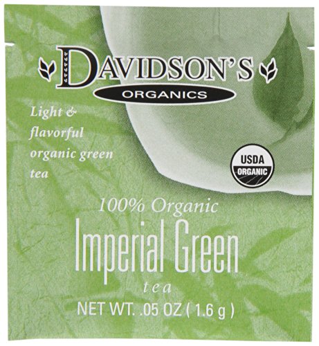 Davidson's Tea Single Serve Assorted Green Teas, 100-Count Tea Bags, 11-Ounce Bag
