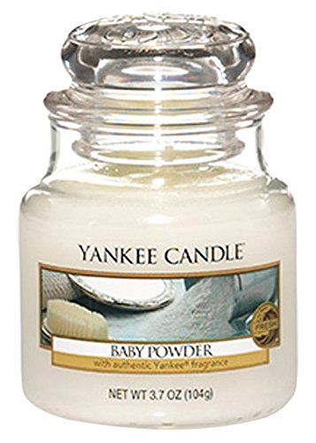 Yankee Candle Small Jar Candle, Baby Powder