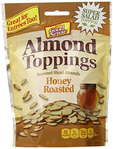 Good Sense Almond Toppings Honey Roasted, 3.5 Ounce