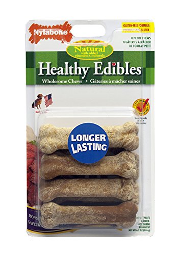 Nylabone Healthy Edibles Petite Variety Pack, 8 Count