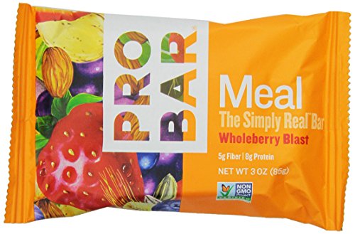 Probar Meal Simply Real Bar, Whole Berry Blast, 3 Ounce  (Pack of 12)