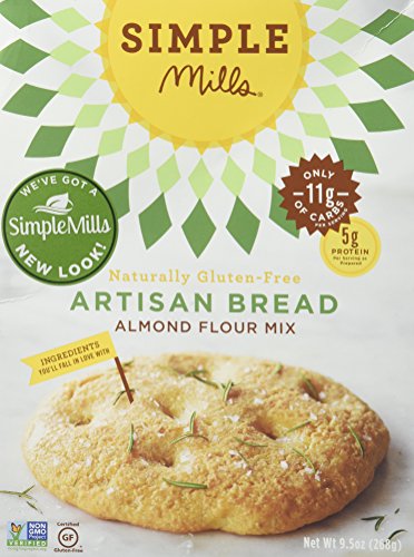Simple Mills Artisan Bread Mix, 9.5 Ounce Box, 3 Count
