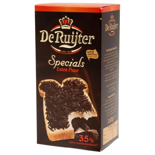 De Ruyter Chocoadehagel - Specials Extra Dark (44% Cacao) (Chocolate Sprinkles Extra Dark) (8.5 Oz.)