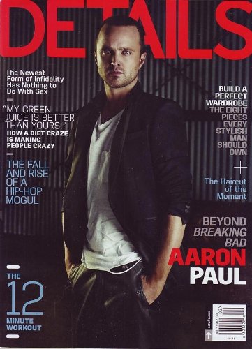 Details Magazine February 2014 Aaron Paul (Breaking Bad) Cover