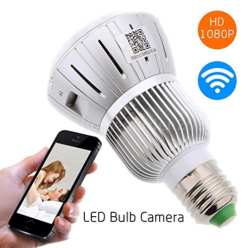 YOUXIU Wireless Network 1080P Smart Home Safty Camera Hidden in IR Night Vision LED Light Bulb with WIFI Romote Control for Android iPhone IOS APP PC