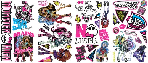Roommates Rmk2190Scs  Monster High Peel And Stick Wall Decals