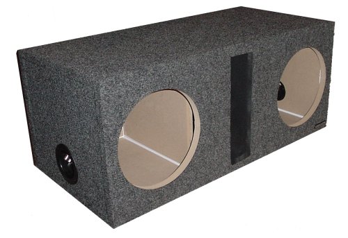 R/T 300 Enclosure Series 324-12 - Dual Slot Vented 12-Inch Sub Bass Hatchback Speaker Box