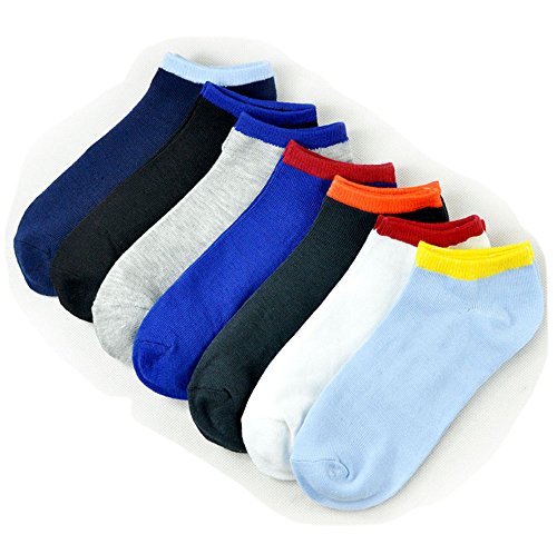Meilaier Men's Liner Summer 5 Pairs Pack No Show Boat Invisible Socks