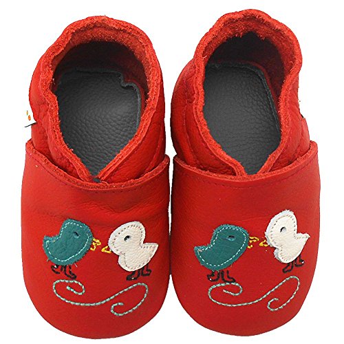 Sayoyo Baby Chicks Soft Sole Leather Infant Toddler Prewalker Shoes