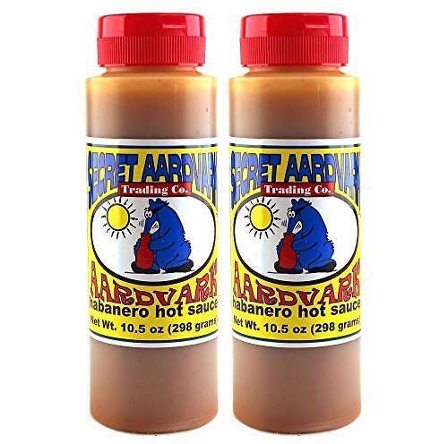 Secret Aardvark Habanero Hot Sauce, 10.5 Oz (298 Grams) 2 Bottles by Secret Aardvark