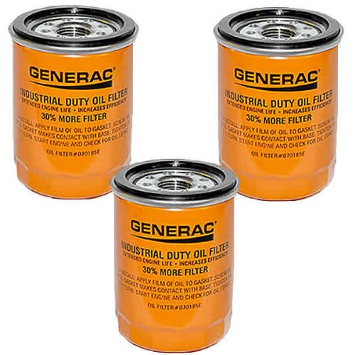 Generac - 3-pack 070185E 90mm High Capacity Extended Duty Oil Filter - 0K06950SRV