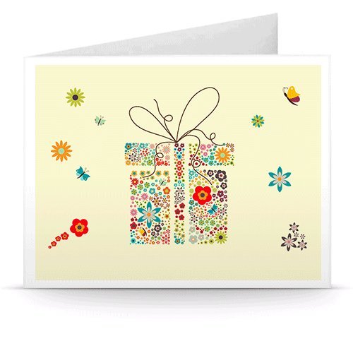 Gift Box (Flowers) - Printable Amazon.co.uk Gift Voucher