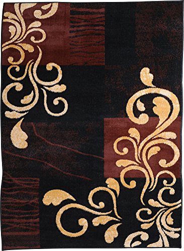 Home Dynamix Premium Collection HD1879-502 Area Rug, 7'8 by 10'7, Ebony