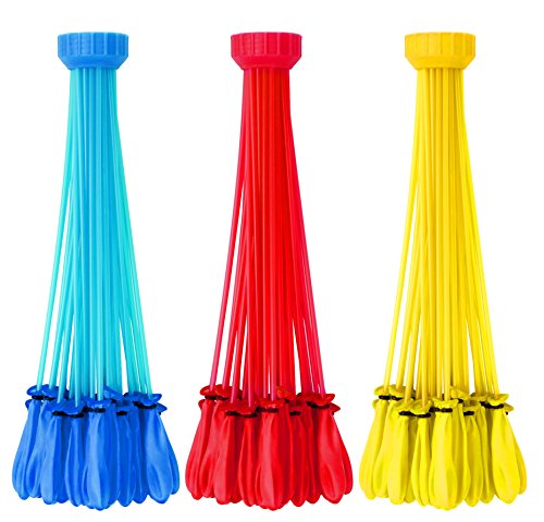 Zuru Bunch O Balloons, 3 different colors, Fill in 60 Seconds, 100 Total Water Balloons