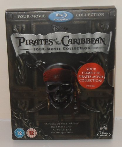 Pirates of the Caribbean 1-4 [Blu-ray] [Region Free]