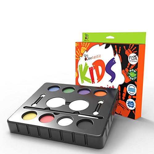 Face Painting Kit for Kids - Non-Toxic Colorful Educational Toys - Great for Kids Halloween Costumes and Birthday Parties - Preferred Over Snazaroo Face Paints - Each Kit Paints 50+ Faces