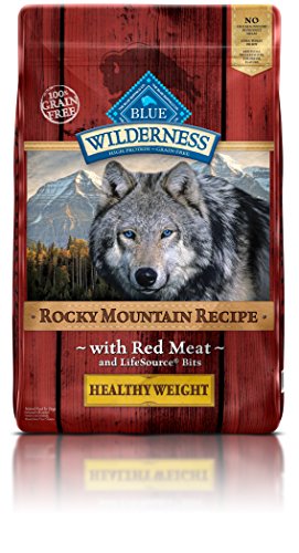 Blue Buffalo Wilderness Adult Rocky Mtn Recipes Red Meat Healthy Weight Grain Free 22