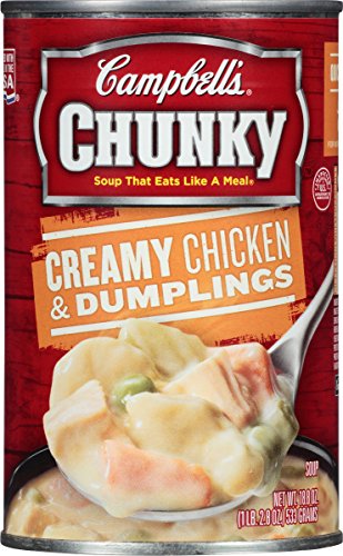 Campbell's Chunky Creamy Chicken & Dumplings Soup, 18.8 Oz