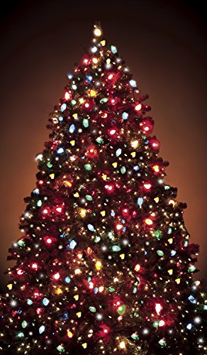 WOWindow Posters Christmas Tree Window Decoration 34.5x60 Backlit Poster