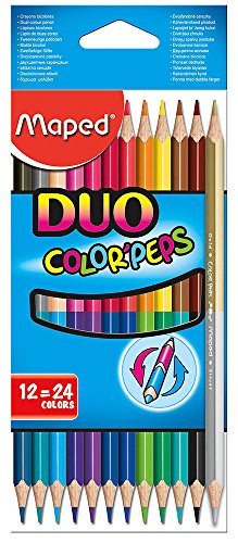 Helix Maped Duo Coloured Pencils 829600 (Single Pack)