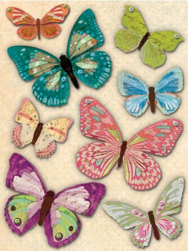 K&Company Jubilee Butterfly Grand Adhesion Stickers