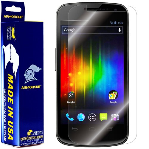 ArmorSuit MilitaryShield - Samsung Galaxy Nexus Screen Protector Shield with Lifetime Replacements
