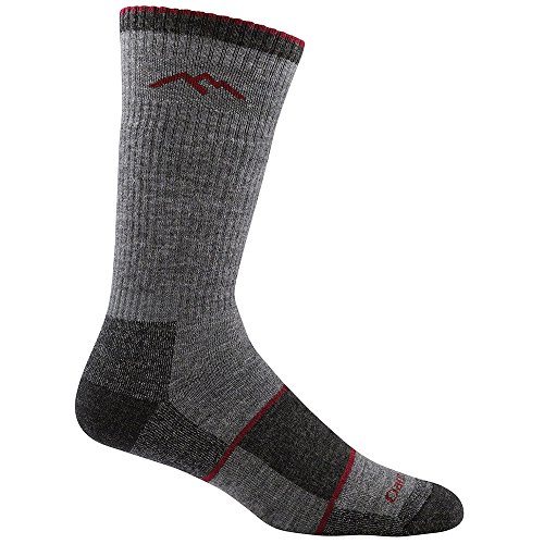 Darn Tough Vermont Men's Merino Wool Boot Sock Full Cushion, Charcoal, Medium