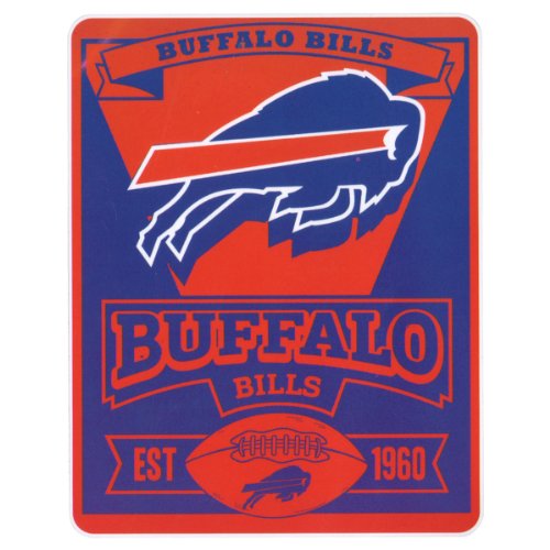NFL Marquee Logo Lightweight Fleece Blanket (Buffalo Bills)