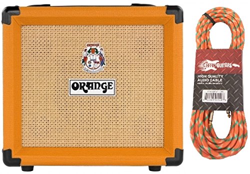 Orange Crush 12 - 12W 1x6 Electric Guitar Combo Amplifier w/Effin Tweed Cable