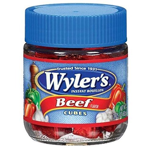 Wyler's Instant Beef Bouillon Cubes, 3.25 oz Jar